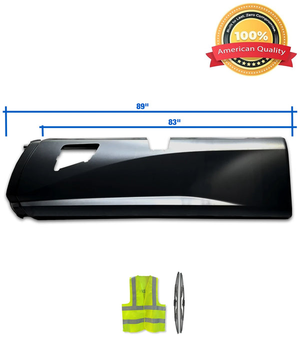 Partial Fairing Assembly, Center Fairing Panel 89" w/Hole w/Bracket Driver A33-1216-11200 2017-2022 Kenworth T680