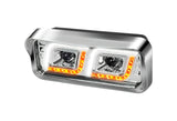 Headlight LED Chrome Driver Western Star 6900 4900 4800