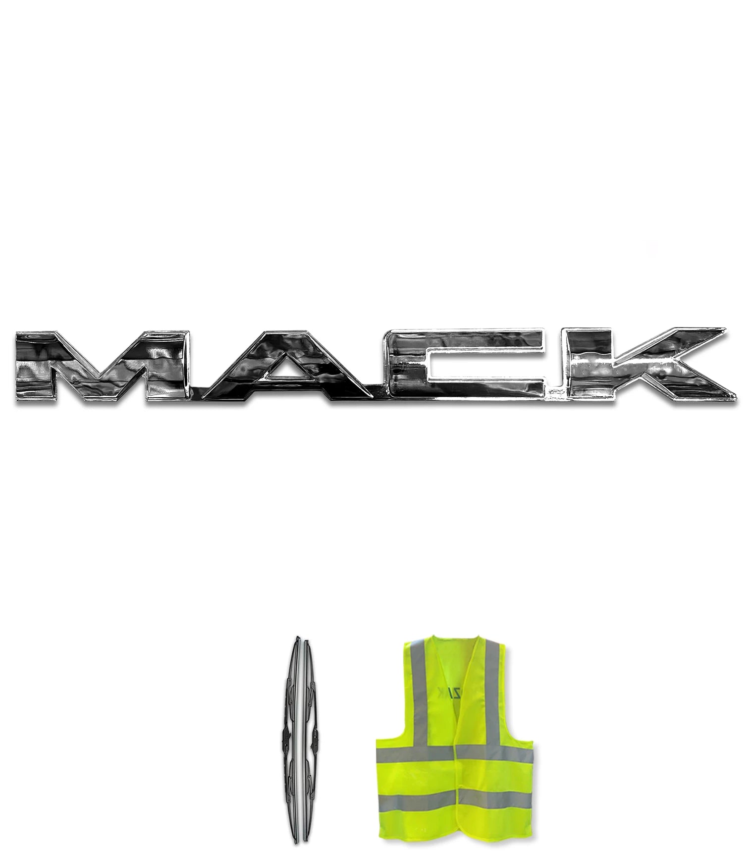 Letters Badge Emblem Plastic Chrome Fit Grill Mack – Tacoma Parts