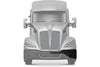 Bumper Cover Black Plastic Without Fog Hole Driver 2022+ Kenworth T680