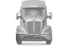 Bumper Cover Chrome Without Fog Hole Passenger 2022+ Kenworth T680