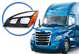 Faro LED completo con carcasa negra para Freightliner Cascadia 126 116 (2018+)