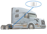 Rear Step Fairing Panel Stripe Chrome Trim for Passenger Side (13R) 2004-2017 Volvo VNL