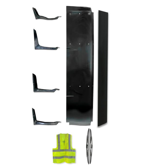 Lower Wind Fairing Cab Panel Plastic w/Extension & Brackets Driver International LT625