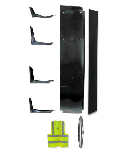 Lower Wind Fairing Cab Panel Plastic w/Extension & Brackets Driver International LT625