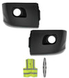 Bumper Corners Plastic with Fog Hole Set 2013-2021 Peterbilt 579