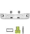Bumper Set w/ Fog Holes Plastic Chrome + Fog Lights 2013-2021 Peterbilt 579