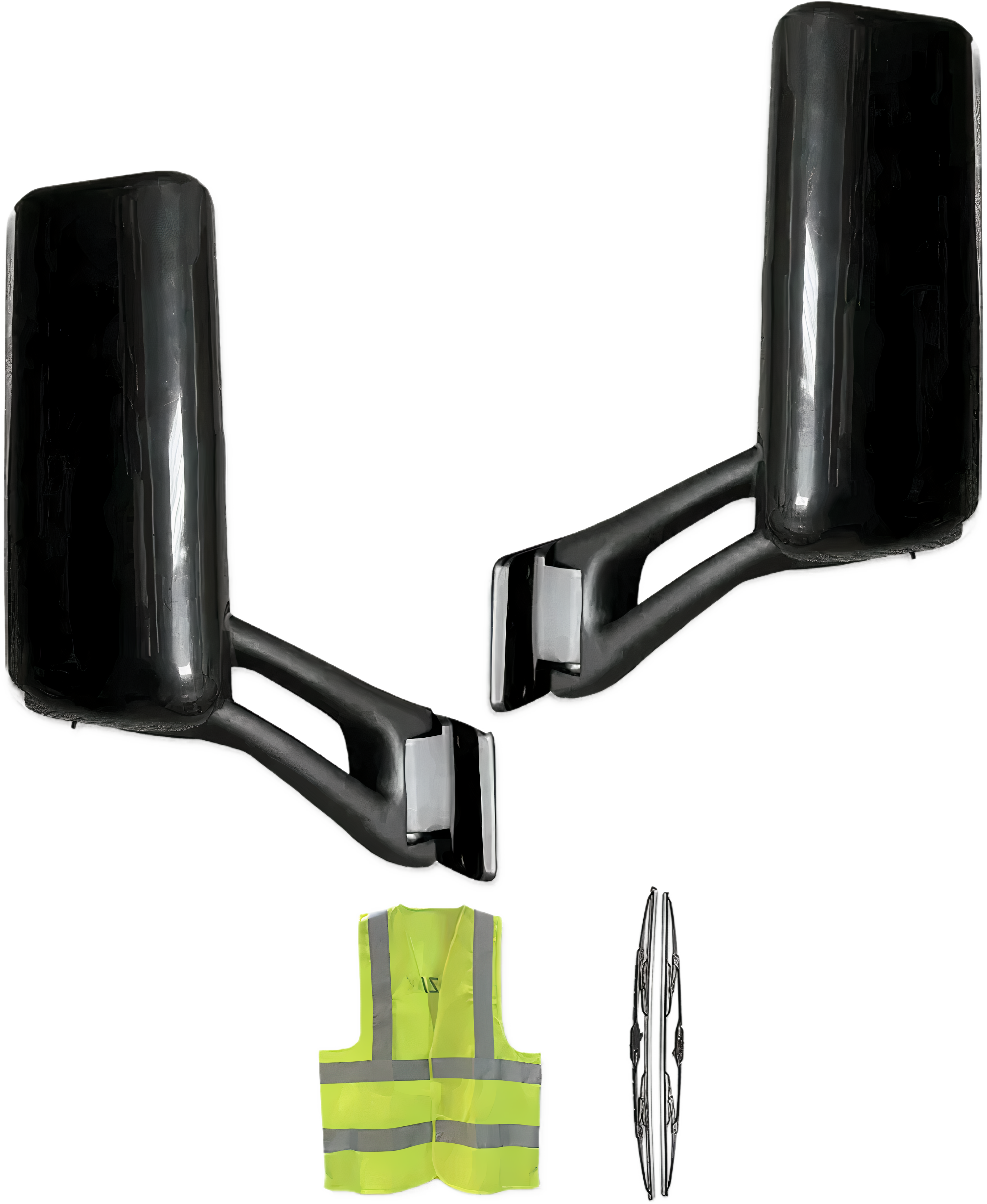 mirrormirror ミラーミラー バックレスビスチェ F80 Door Mirrors with Arms Black Set 2013-2021 Peterbilt 579 – Tacoma