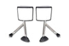 Towing Hood Mirrors Chrome Pair International Durastar - 