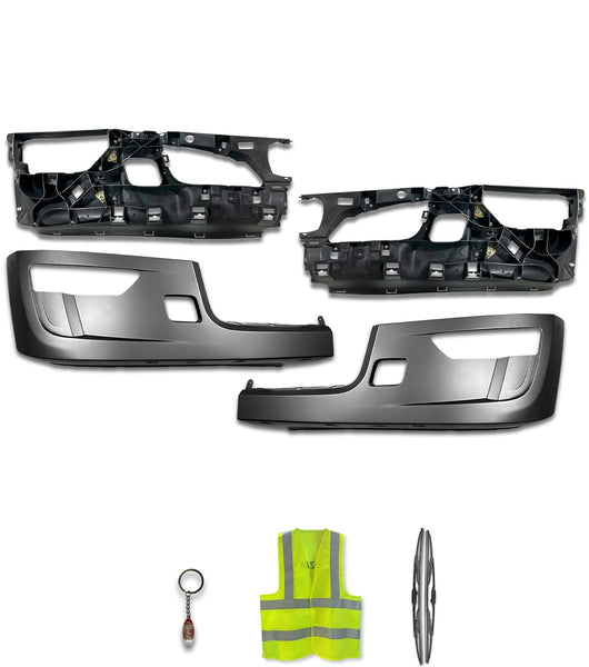 Bumper Corners with Fog Hole & Inner Reinforcement Set 2022+ Peterbilt 579