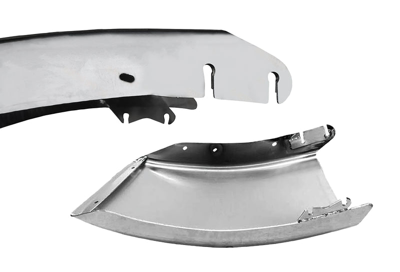 Bumper Corners Steel Chrome Set 2003-2021 Freightliner M2 Business Class 106 112