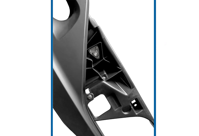 Bumper Corners With Fog Hole Black Driver Set 2022+ Kenworth T680