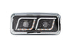 Headlight LED Black Driver Western Star 6900 4900 4800