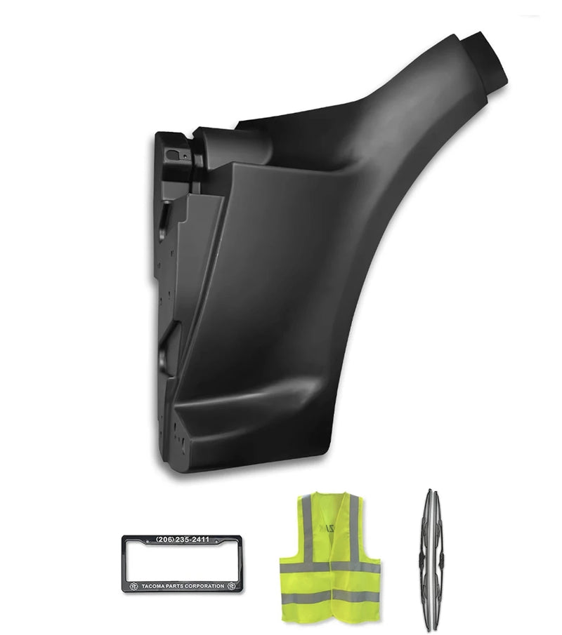 パーテーション Rear Skirt and Mid Center Fairing Panel Passenger Peterbilt 587