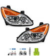 Halogen Headlights Chrome Housing Set 2022+ Kenworth T680 Next Gen