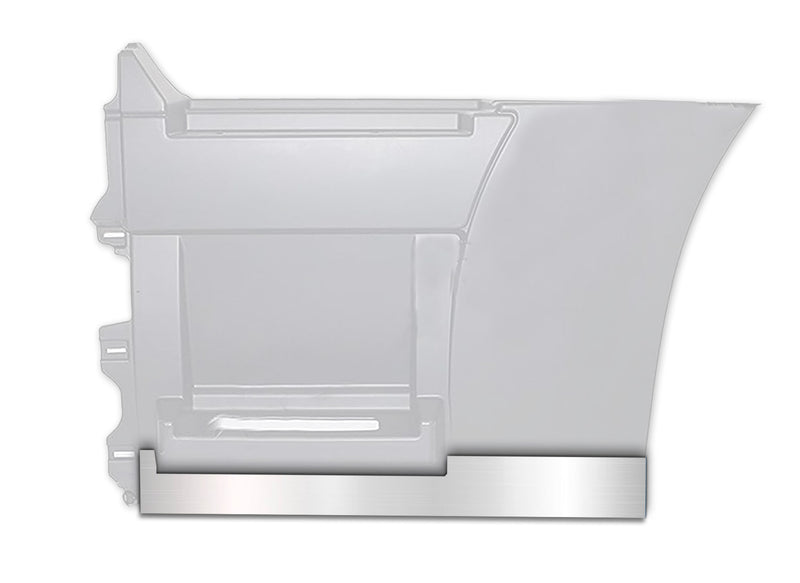 Stripe Chrome Trim for Rear Step Fairing Panel 37" (95 cm) Driver Side (14L) 2004-2017 Volvo VNL