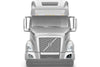 Fog Light Lamp Black Full LED Driver 2018+ Volvo VNL