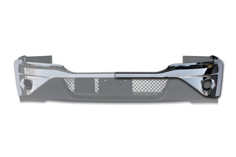 Bumper Corners Chrome With Fog Hole Driver Set 2022+ Kenworth T680