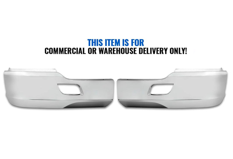 Bumper Extension Corners Chrome Plastic Set Kenworth T680