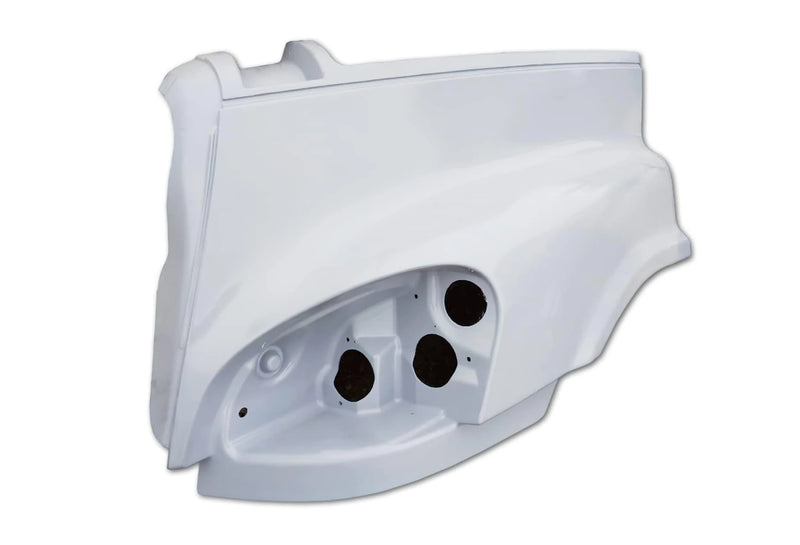 Hood Fender Fiberglass with Hood Mirror Driver 2008-2017 Freightliner Cascadia 125 113