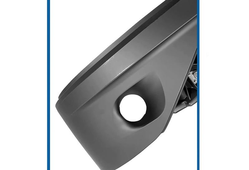Bumper Corners With Fog Hole Black Passenger Set 2022+ Kenworth T680