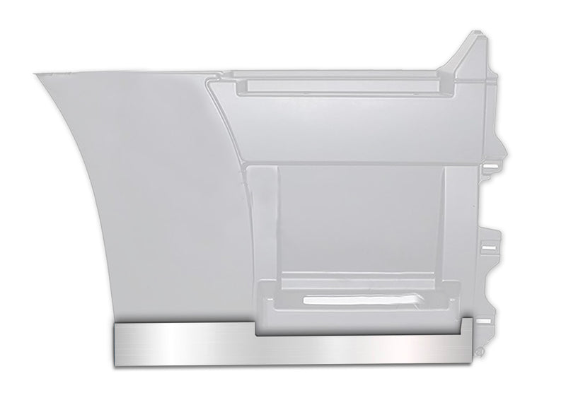 Stripe Chrome Trim for Rear Step Fairing Panel 37" (95 cm) Passenger Side (14R) 2004-2017 Volvo VNL