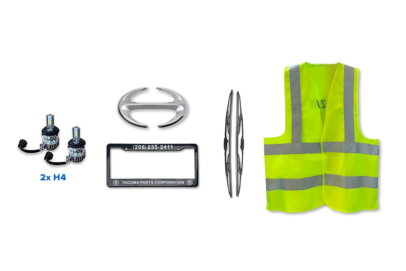 Headlights Chrome Set Hino 2006-2010 145 165 185 2006-2010 238 258 268 338