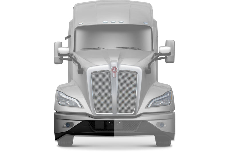 Bumper Corners Chrome With Fog Hole Passenger Set 2022+ Kenworth T680