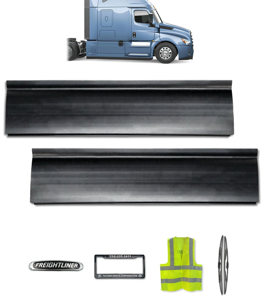 Rear Panels Stripes Short Set 2018+ Freightliner Cascadia 116 126