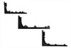 Lower Wind Cab Fairing Support Brackets Set 3L 4L 5L & Hinges Driver 2025 2026 Volvo VNL New