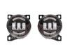 Fog Light Bezels Black Plastic & Black Full LED Fog Lights Set Kenworth T660