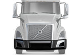 Plastic Bumper Set with Chrome Trim and Brackets with Fog Light Holes Volvo VNL 2018+ - 