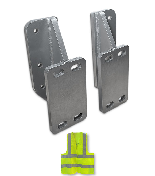 Brackets XG-04MGUB Fits Deer Guard 2004+ Mack Granite GU713 Set Back