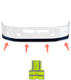 Lower Lip Spoiler Plastic fit 14" Chrome Bumper Kenworth T660 2008+