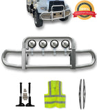 Front Steel Grille Deer Guard Herd 200 2012-2024 Freightliner FL 114SD SBA