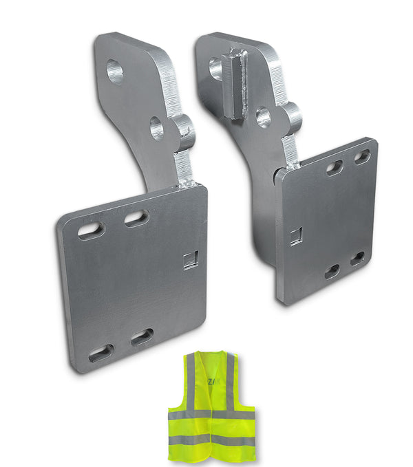 Brackets XG-99MC Fits Deer Guard 1999-2003 Mack CX, Mack CH Set Back