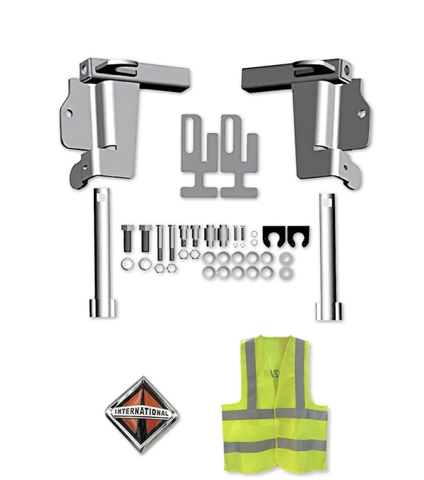 Guard Brackets Mounting Hardware Set International Prostar