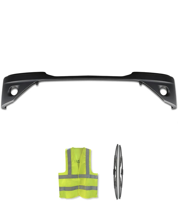 Bumper Covers Black Plastic with Fog Hole Set 2022+ Kenworth T680