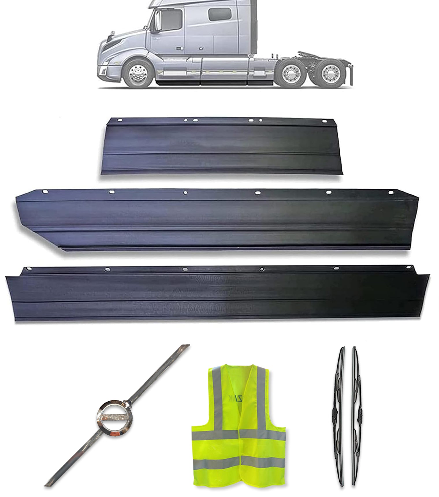 Fairing Panel Extensions Set Driver 2018+ Volvo VNL – Tacoma Parts