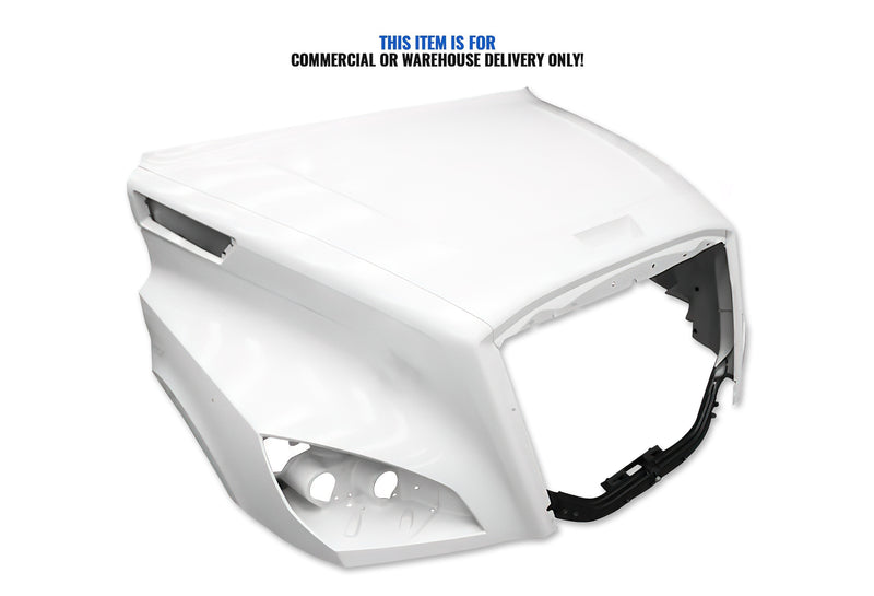 Hood Shell Fiberglass 2018+ Freightliner Cascadia 116 126