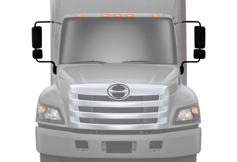 Door Mirrors Assembly Black Set 2008-2021 Hino 238 258 268 338