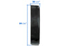 Lower Wind Fairing Cab Extender Plastic w/Brackets Set Driver Side International LT625