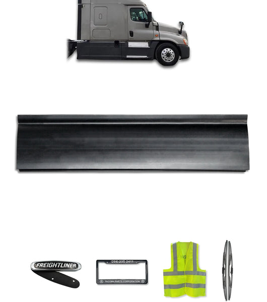 Rear Panel Stripe Short Passenger 2008-2017 Freightliner Cascadia 125