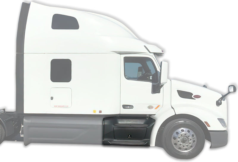 Front Fairing with Tool Box Cover Plastic Passenger 2013-2021 Peterbilt 579