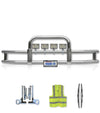 Front Grille Guard Square 2022+ Kenworth T680 Next Gen - No Fog