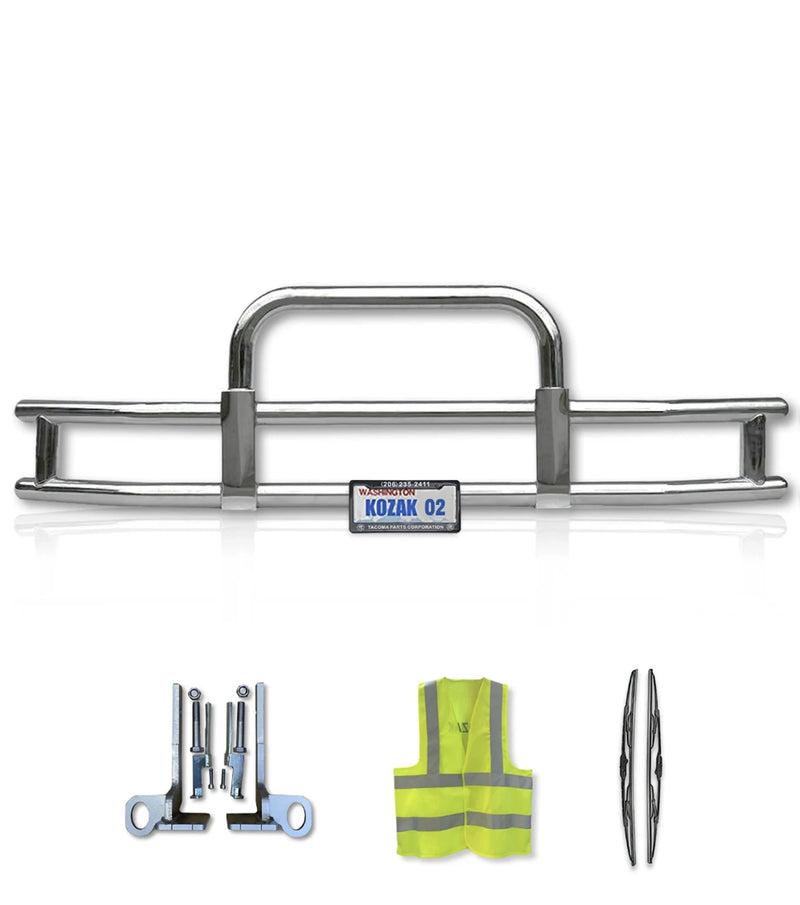 Front Grille Guard Square 2022+ Kenworth T680 Next Gen - No Fog