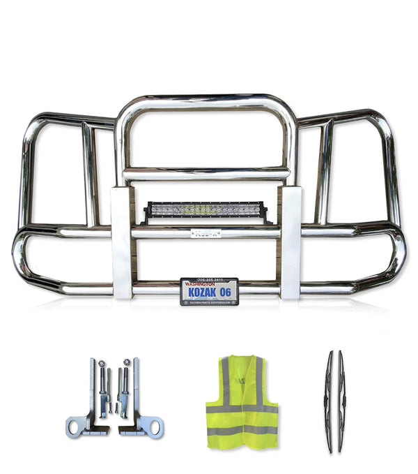 Front Grille Bumper Guard Large Square 2022+ Peterbilt 579 NO Fog