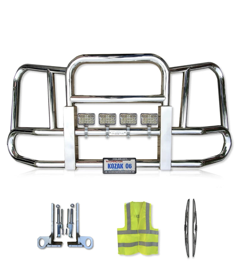 Front Grille Bumper Guard Large Square 2013-2021 Peterbilt 579