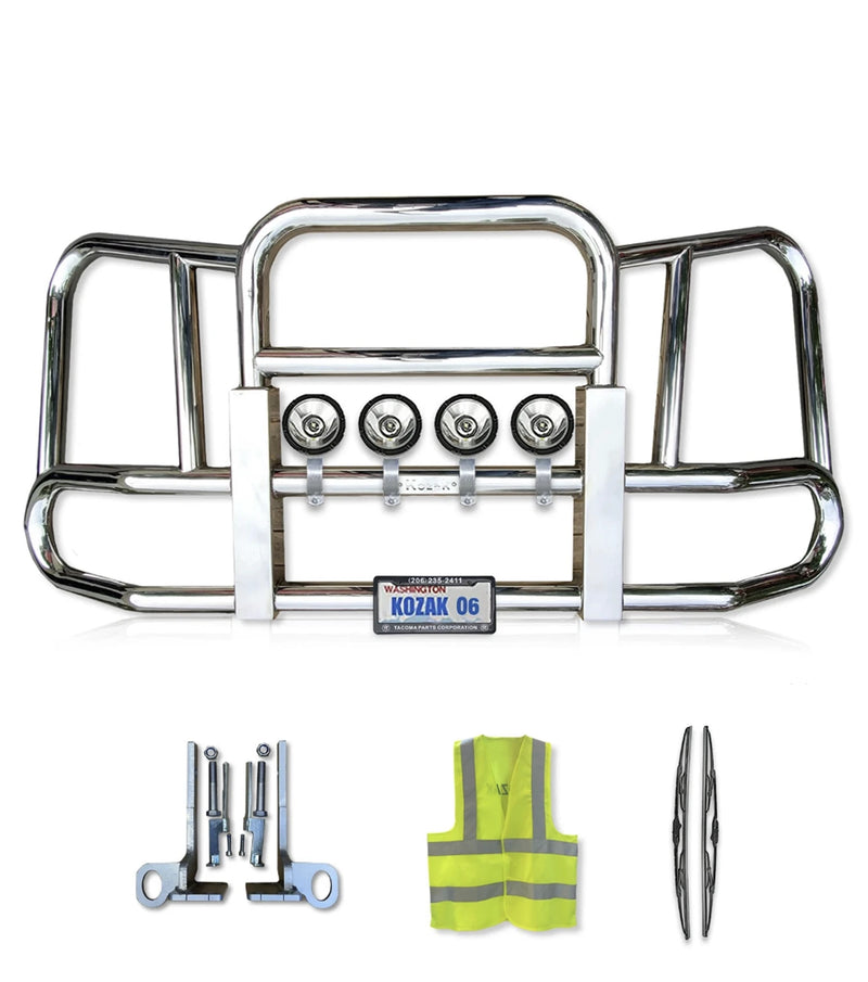 Front Grille Bumper Guard Large Square 2013-2021 Peterbilt 579