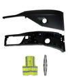 Bumper Corners With Fog Hole Black Driver Set 2022+ Kenworth T680